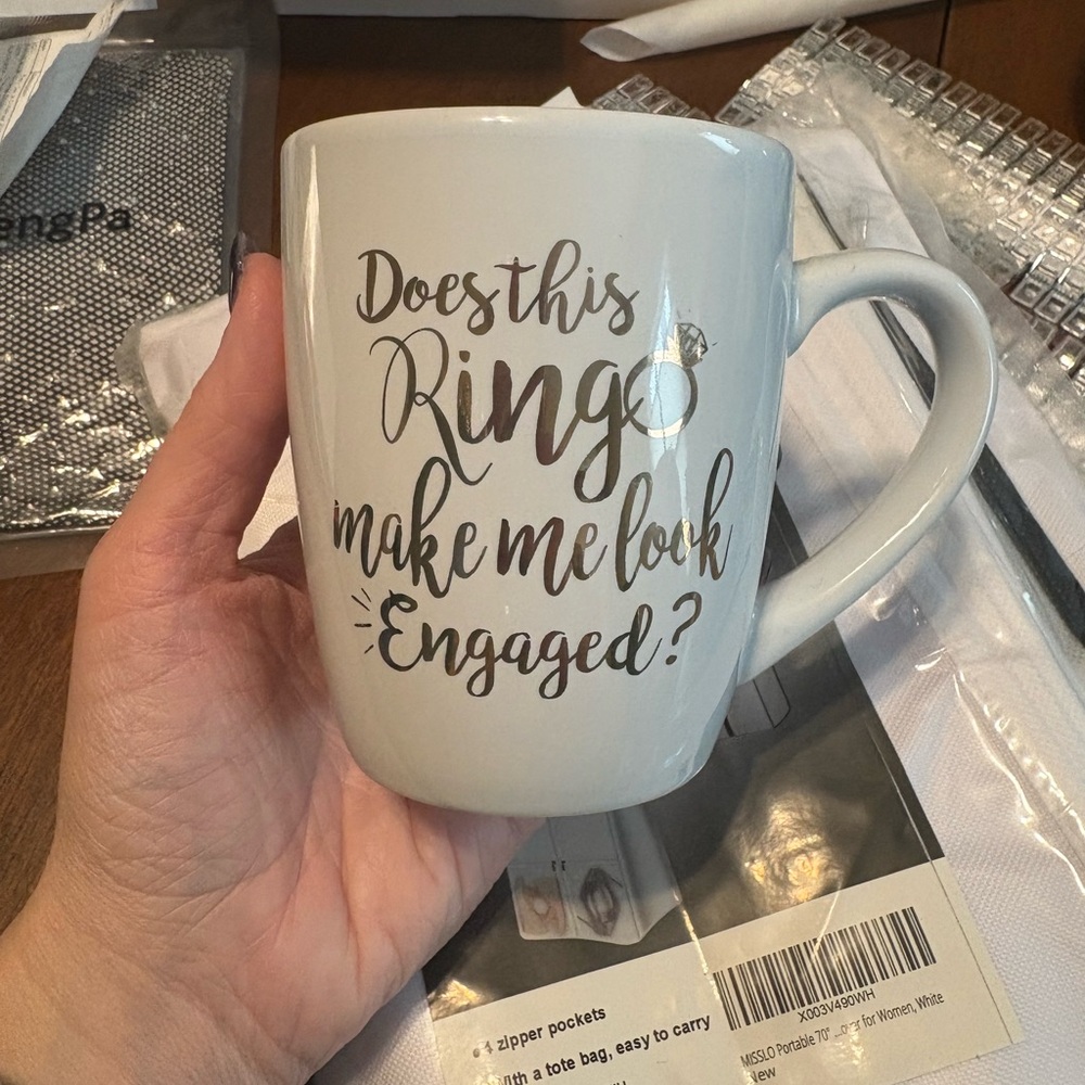 Does this ring make me look engaged mug